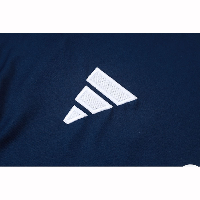 Chandal del Real Madrid Manga Corta 25-26 Azul Blanco - Pantalon Corto